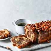 Peanut butter chocolate loaf cake