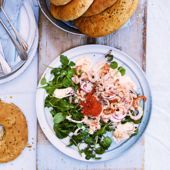 Skagenröra prawn and crayfish salad 