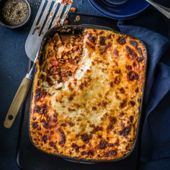 Broken lasagne bake