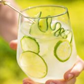 Cucumber gin cooler
