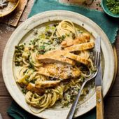 Chicken piccata pasta 