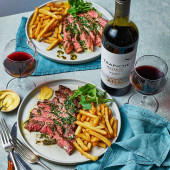 Sponsored: Steak frites with chimichurri butter