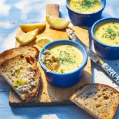 Potted crab