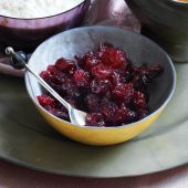 Cranberry and orange compote