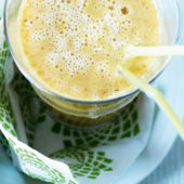 Orange, passionfruit & mango smoothie