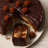 Chocolate Caramel Marble Mud Cake Recipe Chocolate Caramel Marble Mud Cake Recipe