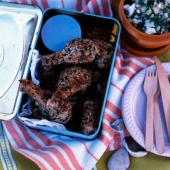 Herbed chicken drumsticks