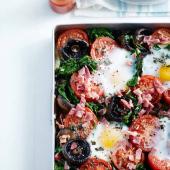 Full English traybake 