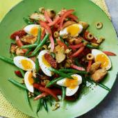 Chorizo ‘niçoise’ salad