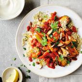 Tom Daley's harissa prawns