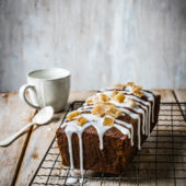 Triple ginger loaf cake