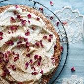 Fruit and nut polenta cake