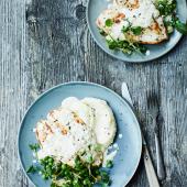 Creamy Boursin chicken with mash
