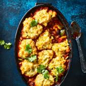 Chilli bean cornbread cobbler