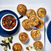 Cheddar and apple hand pies