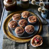 Cranberry, cinnamon and orange muffins