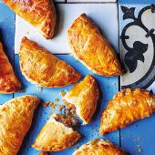 Cornish puff pastry pasties