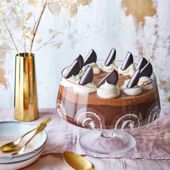 Mint chocolate trifle