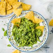 Vegan green goddess salad