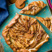 Pear and ginger galette