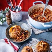 Pulled pork and chorizo chilli