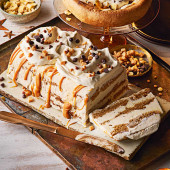 Sticky toffee terrine