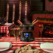 Taking orders: Cheese Fondue Experience at The Montague on the Gardens