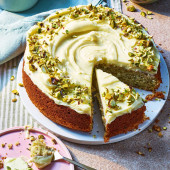 Sponsored: Elderflower, pistachio and lime cake