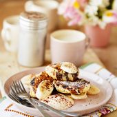 Choc-chip pancakes