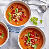Summer vegetable gazpacho