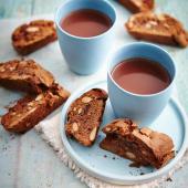 Sour cherry and white chocolate biscotti