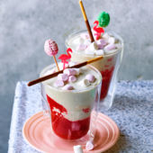 Raspberry and vanilla meekshake