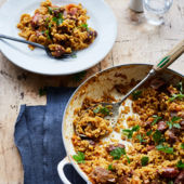 Middle Eastern lamb pilaf