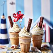 'Mr Whippy' cupcakes   