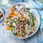 Celeriac and apple slaw