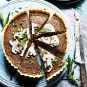 Mushroom tart