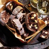 Chocolate orange cantuccini biscuits