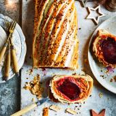 Moroccan spiced beetroot and squash wellington