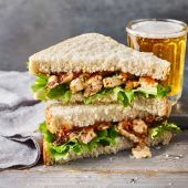 Chicken madras sandwich