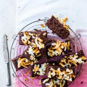 Chocolate and coconut cake