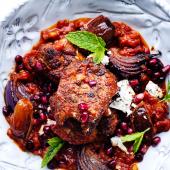 Moroccan chicken with feta