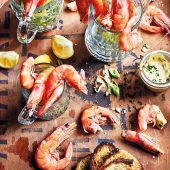 'Pint of prawns' with pale ale mayo