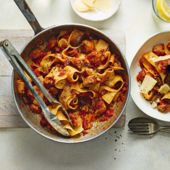 Sausage and chestnut ragu