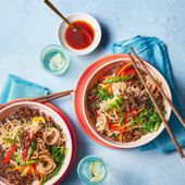 Crispy beef chow mein