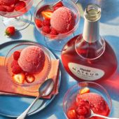 Sponsored: Raspberry rosé sorbert