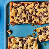 'Jaffa' shortbread crumble bars