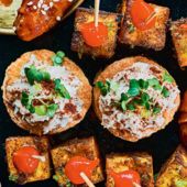 Bloody Mary crab brioche bites