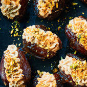 Chestnut stuffed dates