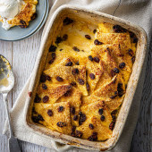 Bread and butter pudding