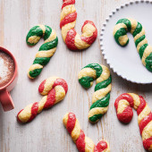 Candy cane cookies